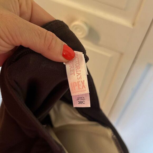 Victoria’s Secret Y2K ipex BROWN halter dress built in bra size 38c - Picture 4 of 10